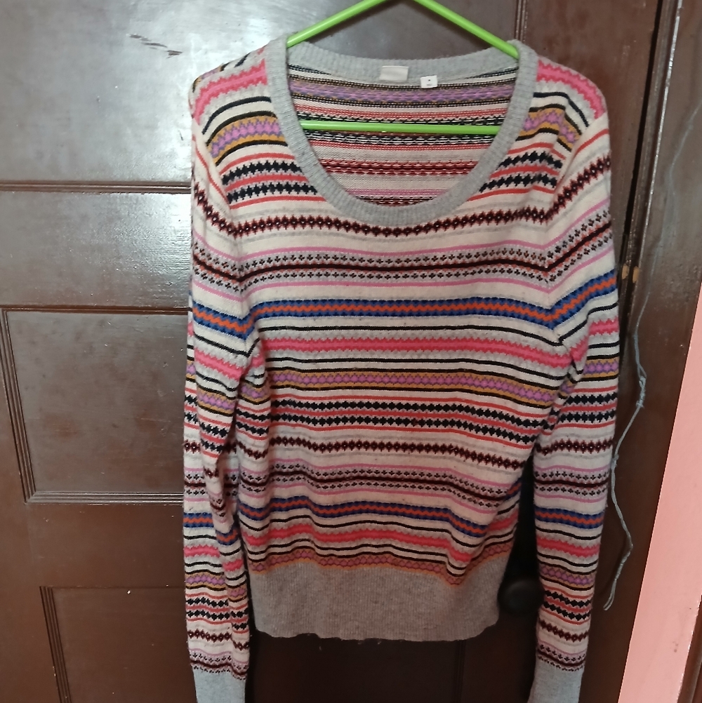 GAP Women's Colorful Striped Sweater - Picture 4 of 11